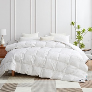 image:imageHGOOSE  Hungarian White Goose Down and Feather Twin Oversized Comforter  Experience Coma Worthy Sleep with High Quality BeddingKing