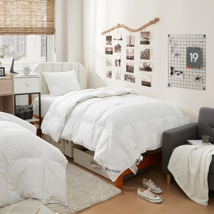 image:imageHGOOSE  Hungarian White Goose Down and Feather Twin Oversized Comforter  Experience Coma Worthy Sleep with High Quality BeddingTwin XL