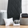 image:imageCollege Freshman Dorm Pack  Twin XL Bedding Bundle  Black Color Set