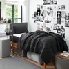 image:imageCollege Freshman Dorm Pack  Twin XL Bedding Bundle  Black Color Set