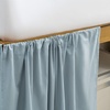 image:imageCotton Dorm Bungee Bed Skirt 3 Panel Set  Faded Denim