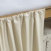image:imageCotton Dorm Bungee Bed Skirt 3 Panel Set  Sepia Beige