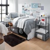 image:imageDormCo 100 Complete  Coma Inducer Twin XL Bedding amp Dorm Essentials Package  Snorze Iron Gray