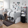 image:imageDormCo 100 Complete Twin XL Bedding amp Dorm Essentials Package Alloy Gray  Dorm Supplies Bundle for College Freshmen Necessities