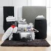 image:imageDormCo 100 Complete Twin XL Bedding amp Dorm Essentials Package BlackWhite  Dorm Supplies Bundle for College Freshmen Necessities