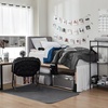 image:imageDormCo 100 Complete Twin XL Bedding amp Dorm Essentials Package BlueGray  Dorm Supplies Bundle for College Freshmen Necessities