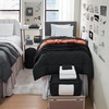 image:imageDormCo Ultimate College Dorm Supplies Twin XL Bedding Pack OrangeBlack  Dorm Essentials Bundle for College Freshmen Supplies