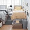 image:imageDormCo Ultimate College Dorm Supplies and Twin XL Bedding Pack Reversible  MarzipanRutabaga Dorm Essentials Bundle for College Freshmen Supplies