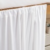 image:imageLuxury Plush Dorm Bungee Bed Skirt 3 Panel Set  White