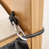 image:imageMicrofiber Dorm Bungee Bed Skirt 3 Panel Set  Black