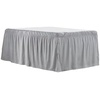 image:imageRuffled Dorm Sized Bed Skirt  Alloy