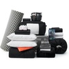 image:imageDormCo Ultimate College Dorm Supplies Twin XL Bedding Pack OrangeBlack  Dorm Essentials Bundle for College Freshmen Supplies