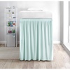 image:imageExtended Dorm Sized Bed Skirt Panel with Ties 1 Panel Hint of Mint for Raised or lofted beds