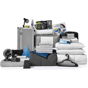 image:imageDormCo 100 Complete Twin XL Bedding amp Dorm Essentials Package BlueGray  Dorm Supplies Bundle for College Freshmen Necessities