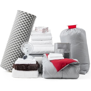 image:imageDormCo FullyLoaded TXL Dorm BeddingEssentials Ultimate GrayScooter Red  Dorm Supplies Bundle for College Freshmen Essentials