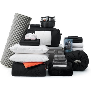 image:imageDormCo Ultimate College Dorm Supplies Twin XL Bedding Pack OrangeBlack  Dorm Essentials Bundle for College Freshmen Supplies