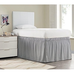 image:imageRuffled Dorm Sized Bed Skirt  Alloy