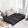 image:imageDormCo Rainha  Puffy Tufted Floor Pillow  Mauve TaupeBlack