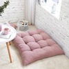 image:imageDormCo Rainha  Puffy Tufted Floor Pillow  Mauve TaupeMauve Taupe