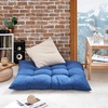 image:imageDormCo Rainha  Puffy Tufted Floor Pillow  Mauve TaupeRoyal Navy Blue