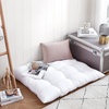 image:imageDormCo Rainha  Puffy Tufted Floor Pillow  Mauve TaupeWhite