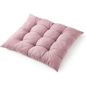 image:imageDormCo Rainha  Puffy Tufted Floor Pillow  Mauve TaupeMauve Taupe
