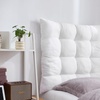 image:imageDormCo Rainha  Puffy Tufted Tall College Headboard  White