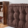 image:imageDormCo Rainha  Ultra Thick Tufted College Headboard  Dark Brown