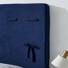 image:imageDormCo Rainha Memory Foam Cushioned Dorm Headboard  Dark Blue