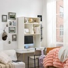 image:imageDormCo Yak About It  Extra Depth Cube Desk Bookshelf with Outlet  White
