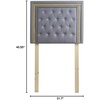image:imageByourbed Tavira Allure College Dorm Headboard  Alloy with Gold Crystal Border  with Legs